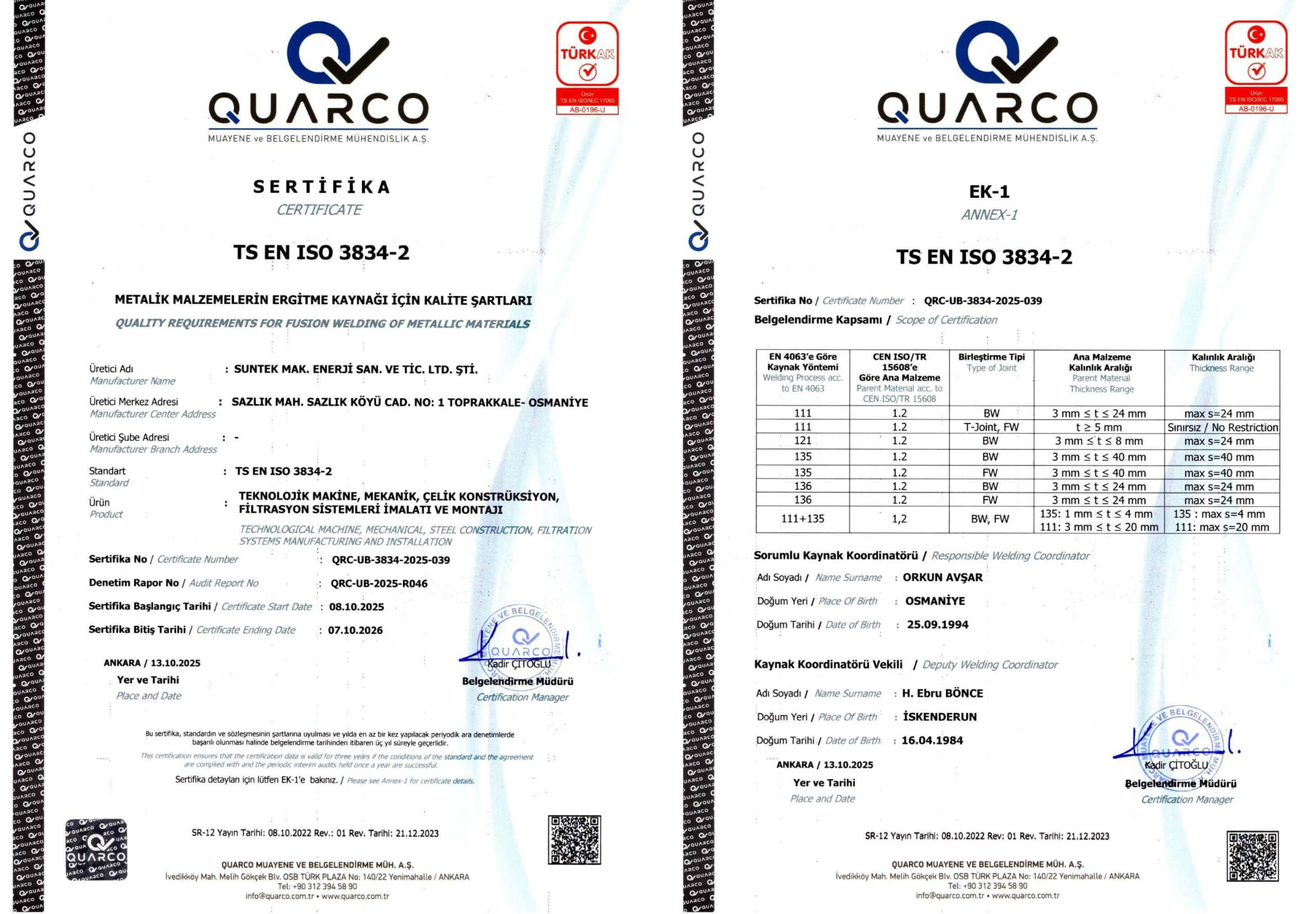 ISO EN 3834